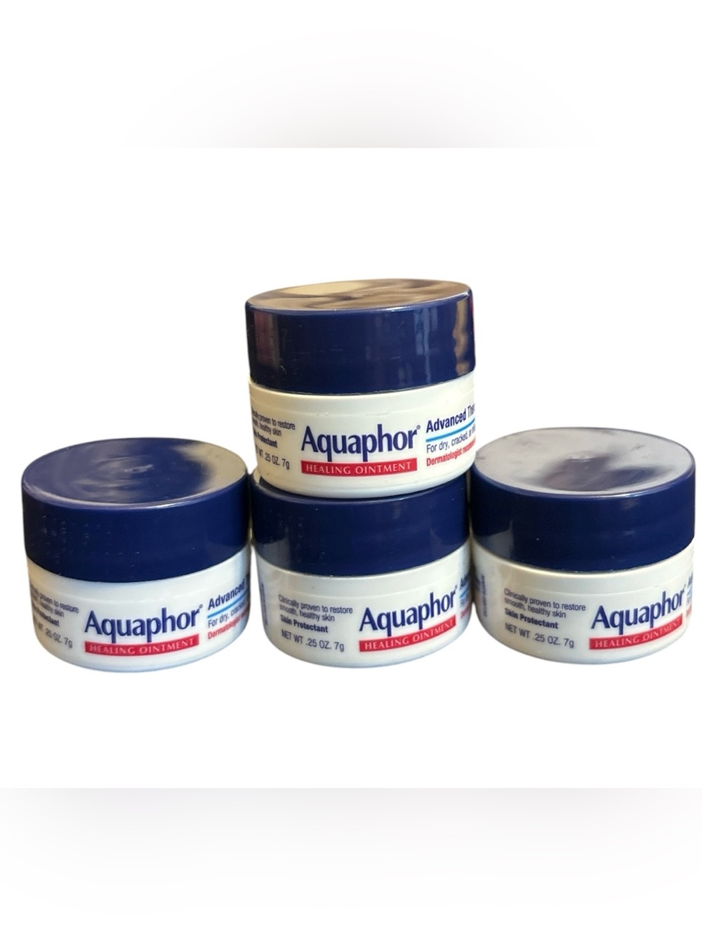 Aquaphor Healing Ointment Mini Jars - 4 Pieces
